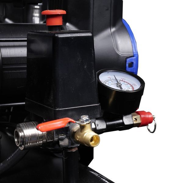 Безшумен компресор, намален шум, без масло, 2х1.8cp 40 л airpro