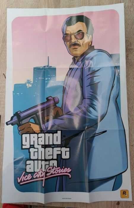 Колекционерски плакат на ГТА / GTA / Grand Theft Auto за ПС2 # PS2