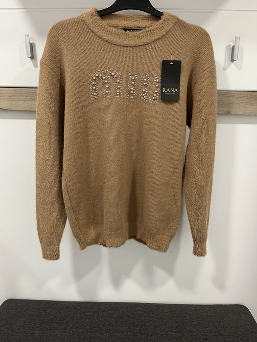 Miu Кафява Дамска Блуза