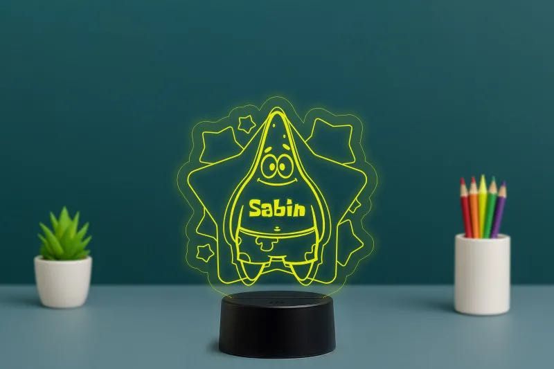 Lampa LED 3D Patrick – 199lei – Livrare Gratuită