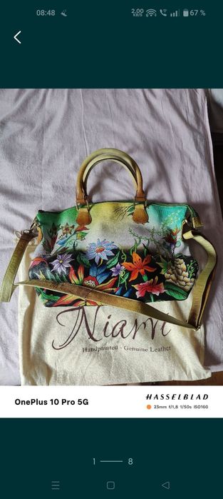 Vând geanta piele natural brand Niarvi