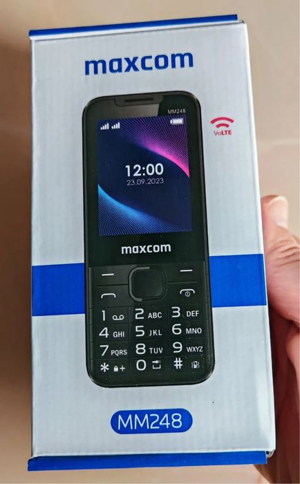 Maxcom Telefon sigilat seniori bunici batrani adult butoane taste mari
