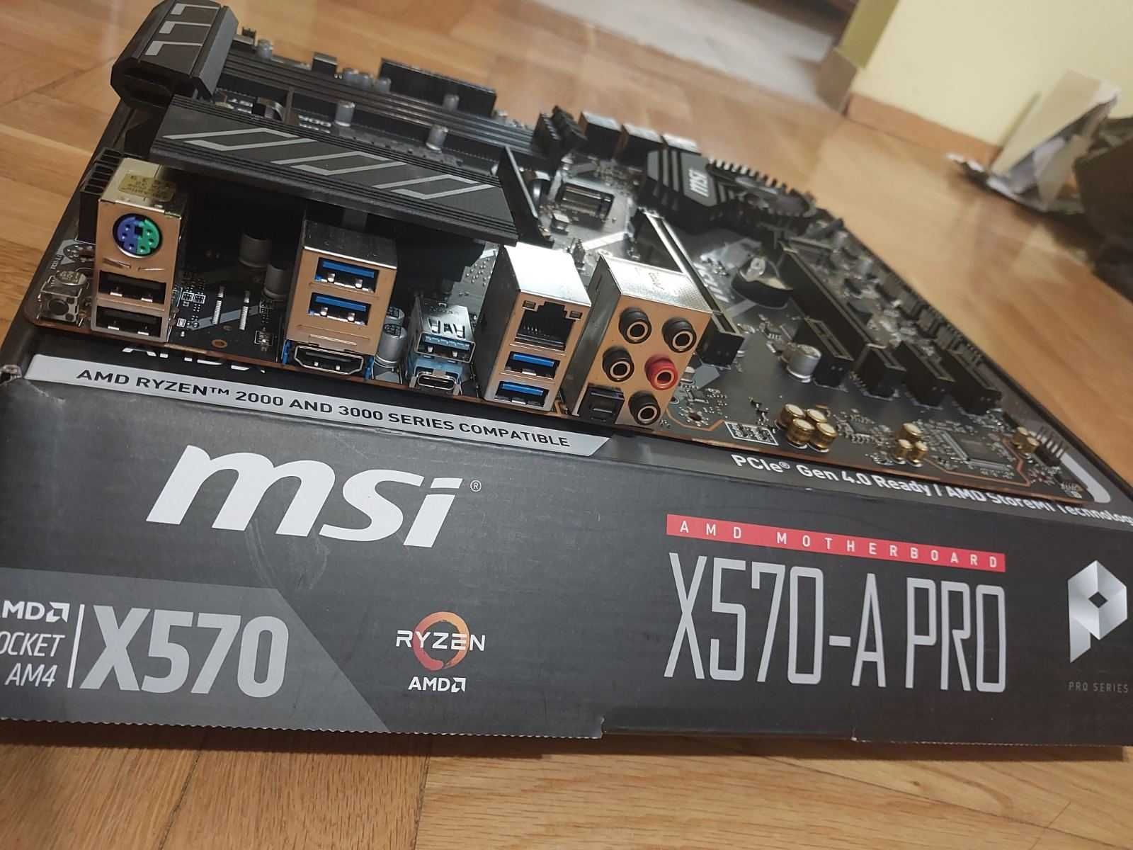 AMD Rysen 7 5800X + MSI X570-A Pro, AM4