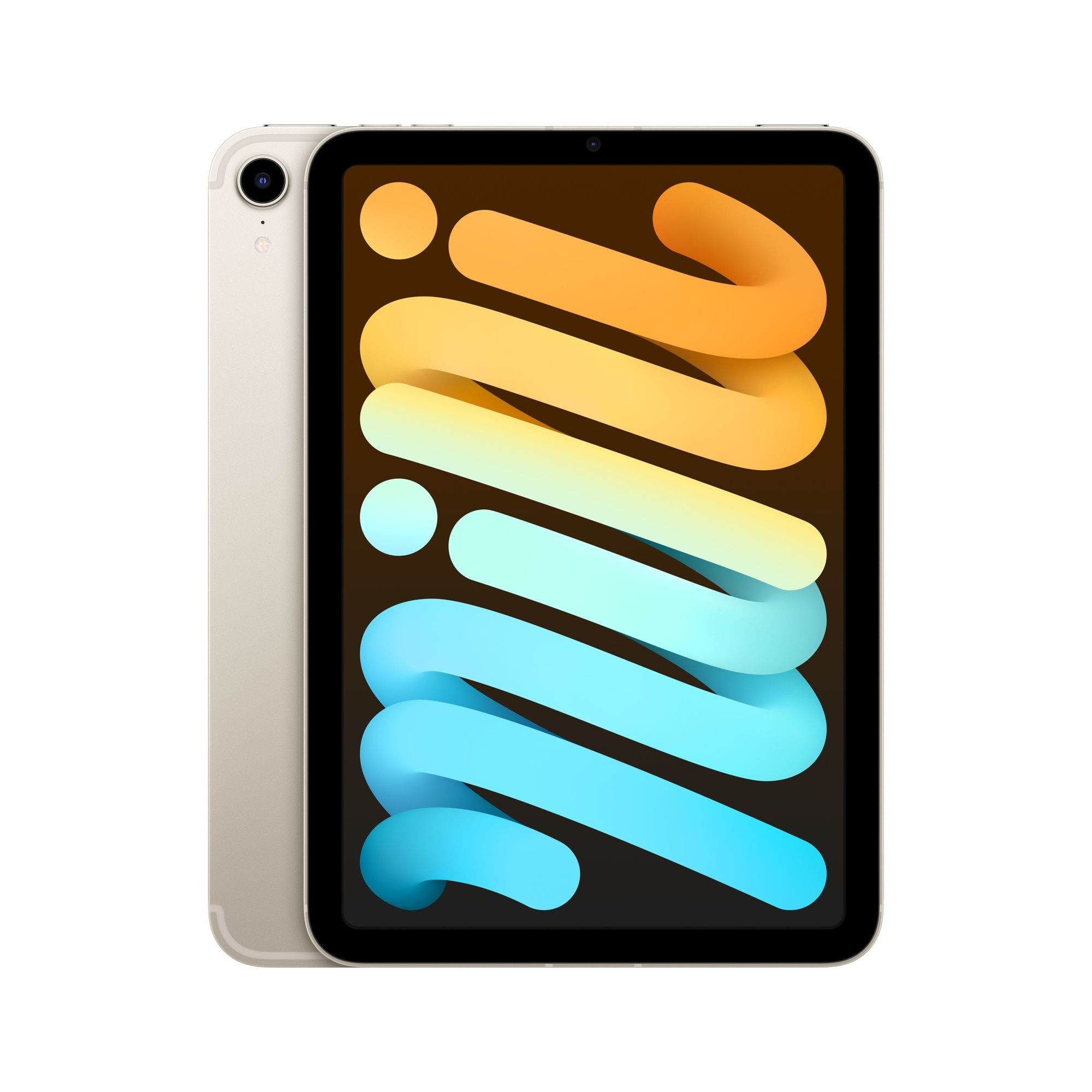 ЧИСТО НОВ - Apple iPad Mini 6, Cellular, 64GB, Starlight - 2 Години Га