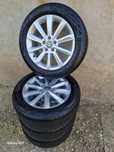 Jante Vw Passat B8 T-roc anvelope relativ noi 215 55 17
