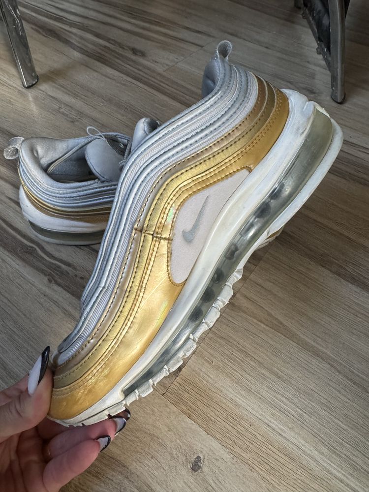 Оригинални маратонки Nike Air Max 97 Metallic Gold! 39 н