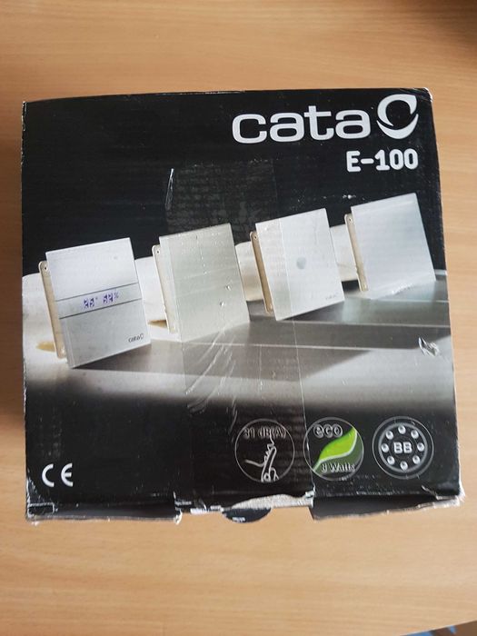 Ventilator Cata E-100/E-100 GTH, putere 4/8W, debit maxim aer 115 mc/h