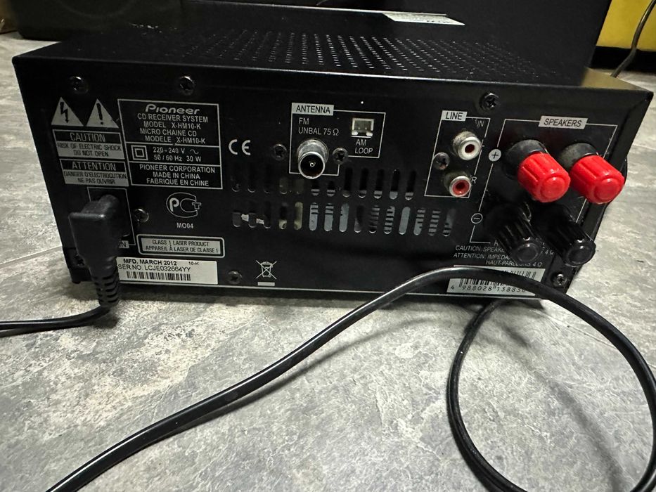 Мини аудио система Pioneer X HM 10 CD USB Tuner