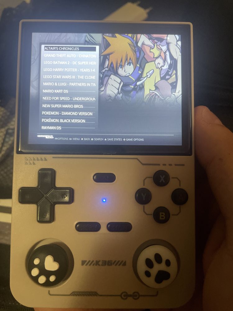 Consola handheld jocuri retro k36 (emuleaza ps1, psp, n64,gameboy)