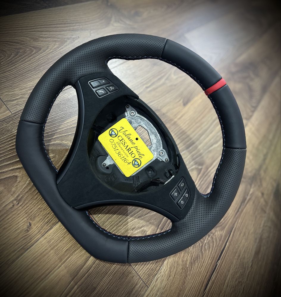 Volan piele nappa naturala Bmw Seria 1 E81,E87 Seria 3 E90,E91, X1