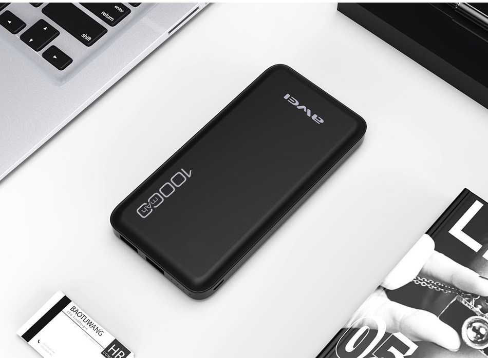 Висок клас външна батерия Awei P28K, 10000mAh POWER BANK