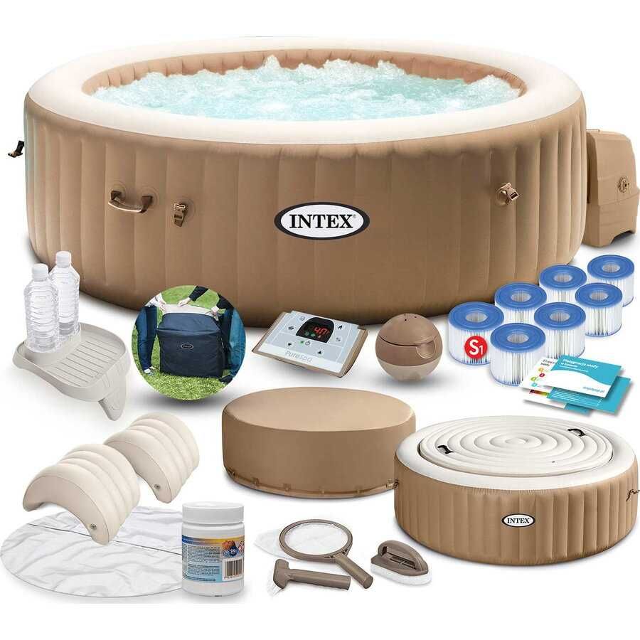 Jacuzzi gonflabil 4 persoane, Intex PureSPA 196cm*71cm