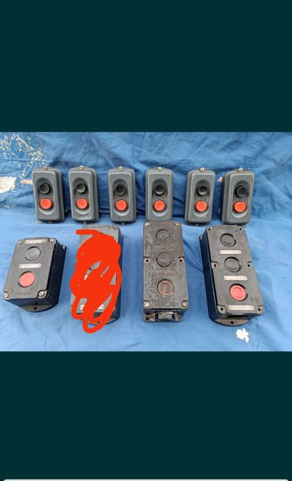 Пусковые кнопки ~220В СССР