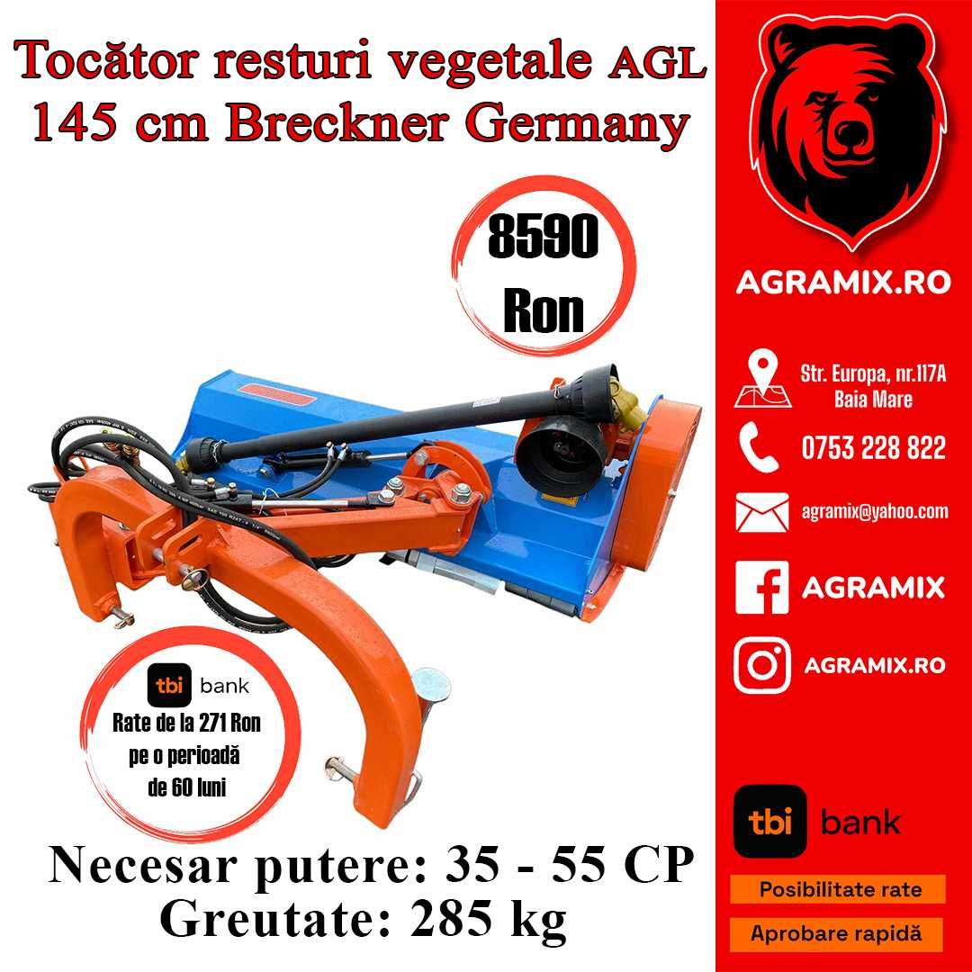 Tocatoare cu brat hidraulic AGL de 145cm nou Agramix