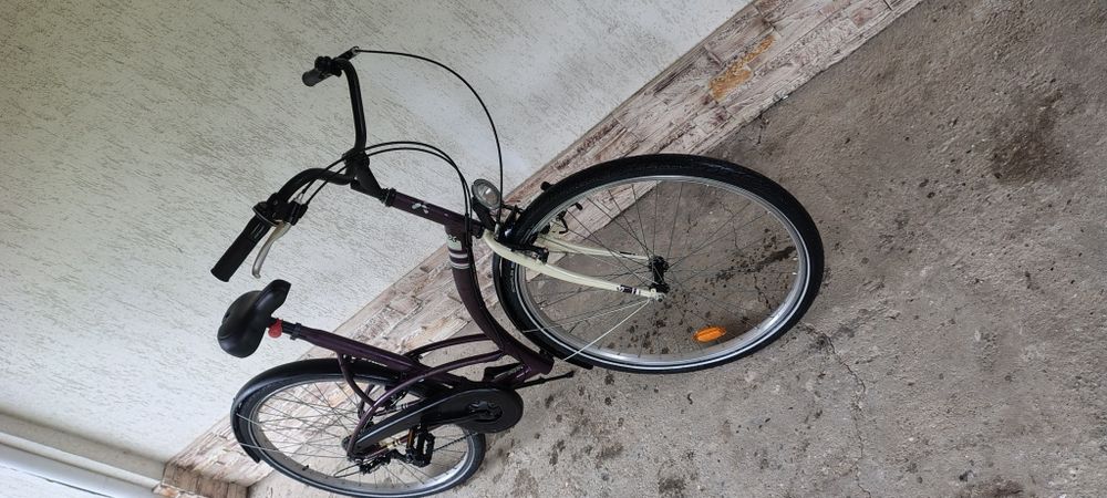Bicicleta aluminiu b twin roti 28inch