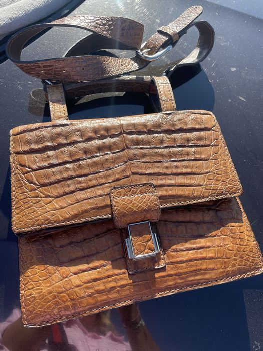 Geanta de lux din piele de crocodil