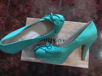 Pantofi turquoise nr.39, NOI