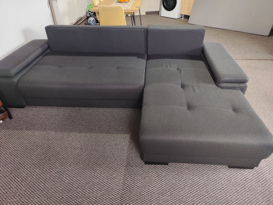 Colțar living negru