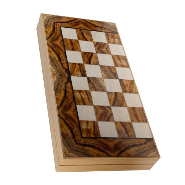 Joc de table, cutie mare lemn 50 cm