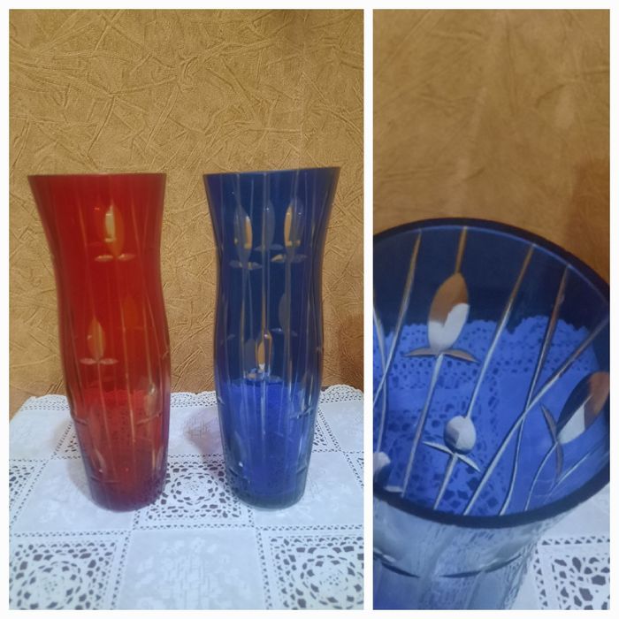 Винтажные, редкие,  парные вазы в абсолютно идеальном состоянии, колле