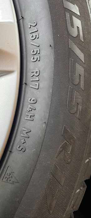 Set Anvelope Cauciucuri ca noi Pirelli 215 55 R17 M+S Iarna cu 7mm