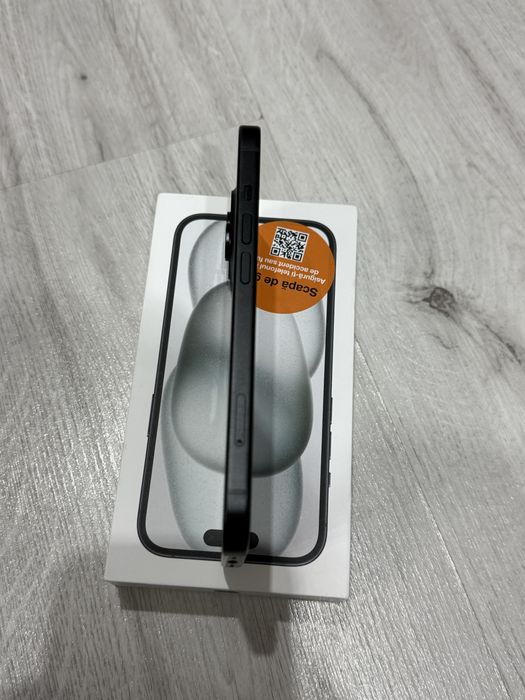 Iphone 15 Black 128 GB, in garantie, baterie 89%