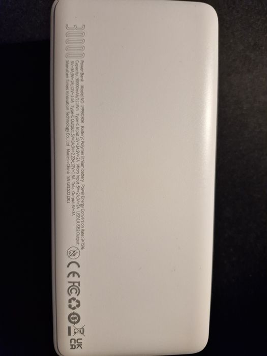 Power bank 30000 mAh 20w