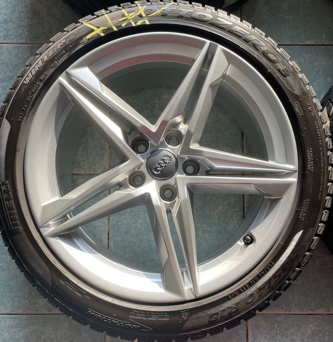Jante aliaj R18 Speedline originale AUDI 245/40/18 Pirelli iarna