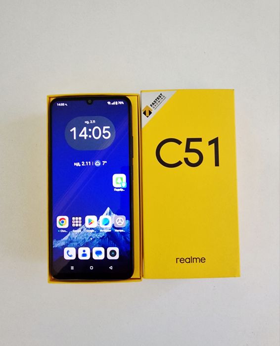 Смартфон Realme C51 - в гаранция