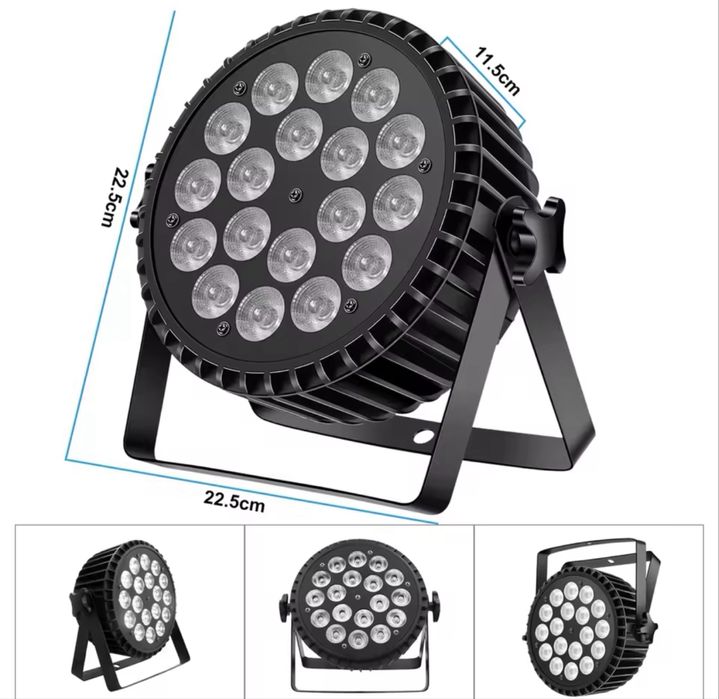 Vand 4 PAR LED Noi Sigilati 18x12w