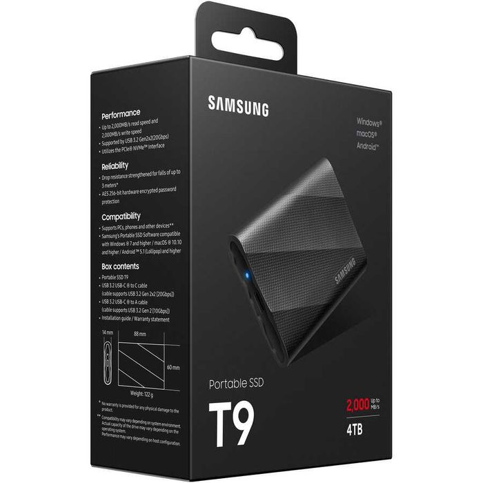 Samsung T9 / Portable SSD / 4TB