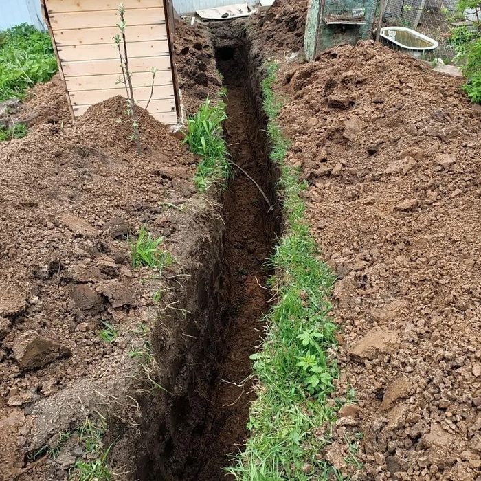 Копаем землю септики траншеи туалеты Земляных работы за недорого