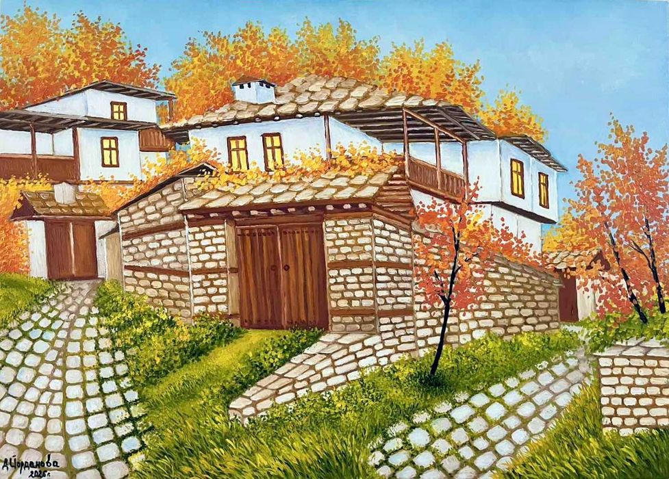 Авторски картини с маслени бои.