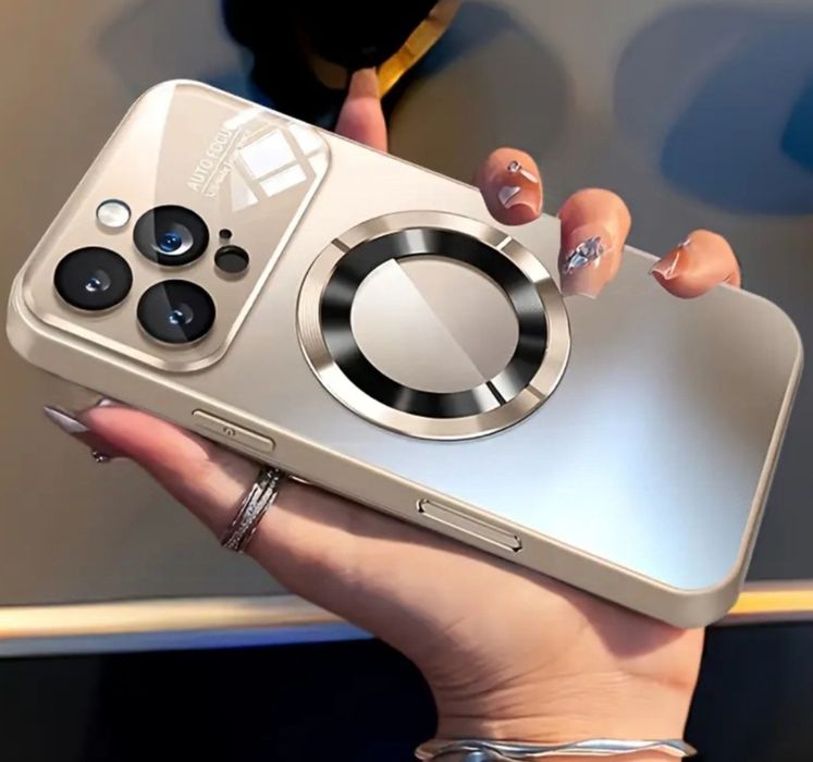 Husa titan telefon iPhone 16 pro max noua conectare wireless, magnetic