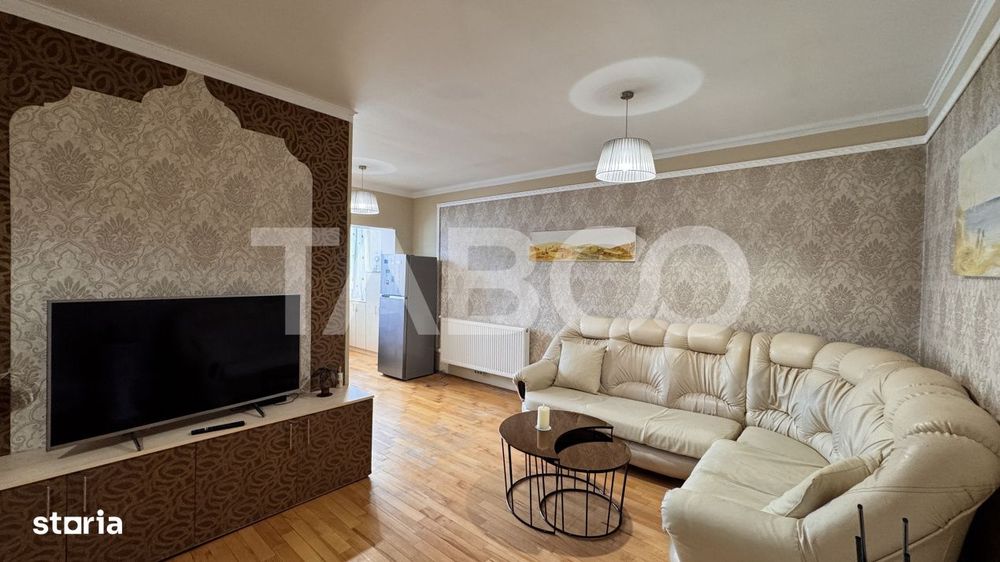 Apartamanet 3 camere de inchiriat mobilat utilat 70 mpu Tilisca Sibiu