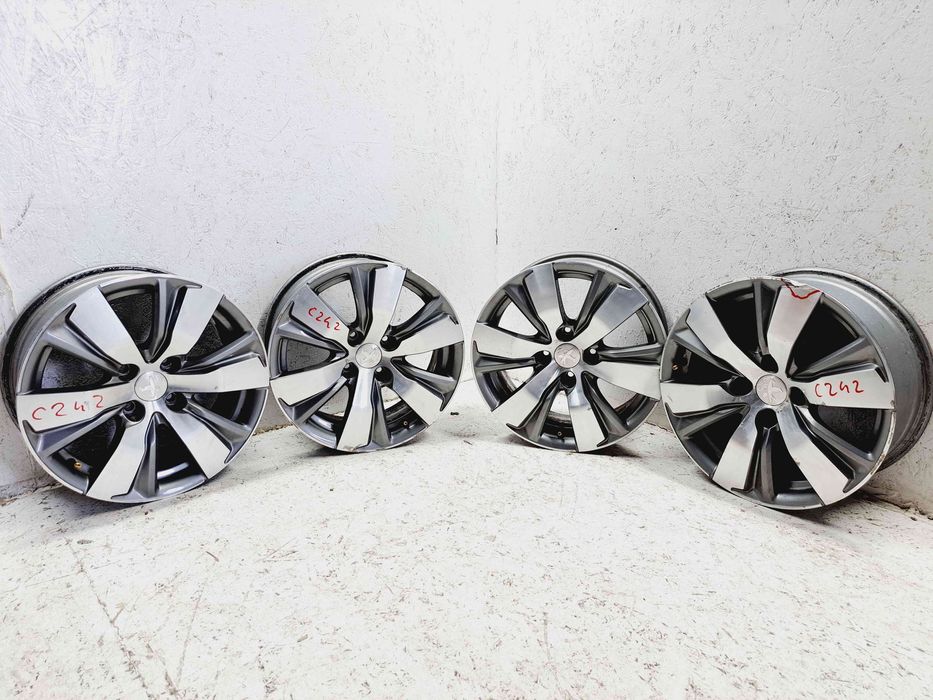 Set jante aliaj Peugeot 2008 [Fabr 2013-prezent] 4X108 / R16 / 6.5 J /