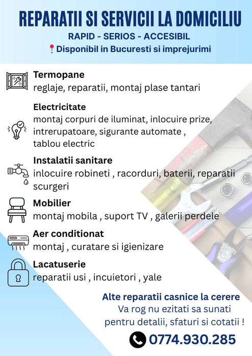 Mesterul tau- reparatii casa