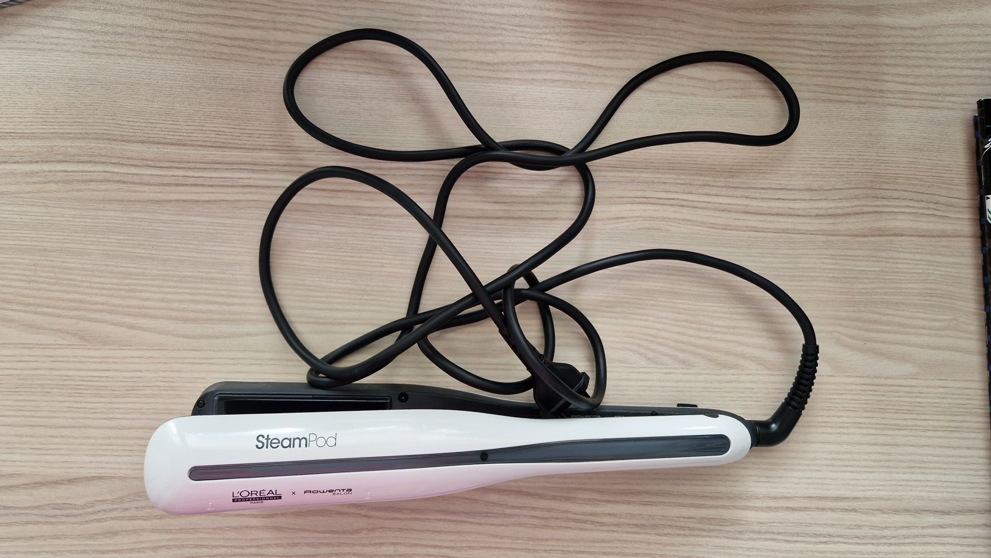 Преса за коса L’Oréal Professionnel - Steampod 3.0, 180-210 °C, бяла