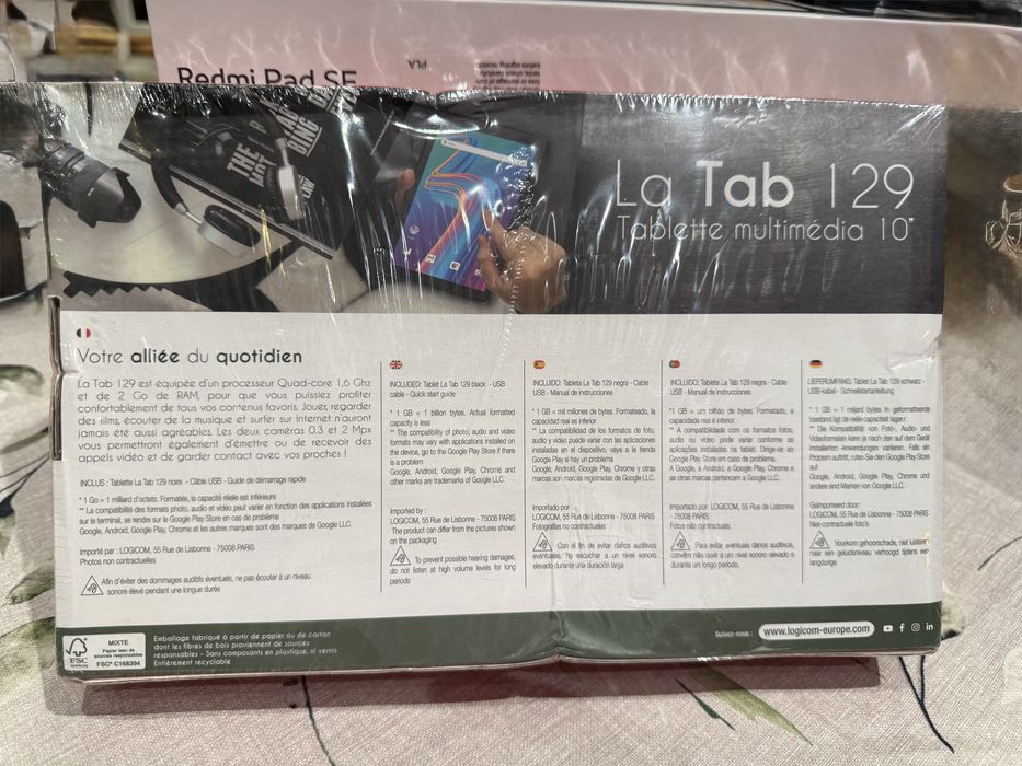 Tableta Logicom La Tab 129, Display 10.1”, Quad-Core, Wi-fi, 5000 mAh