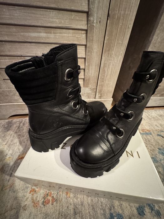 Vand cizme de piele noi Enzo Bertini 37 marime