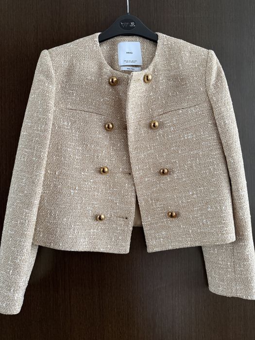 Дамско сако Mango италиански плат premium XXS ново
