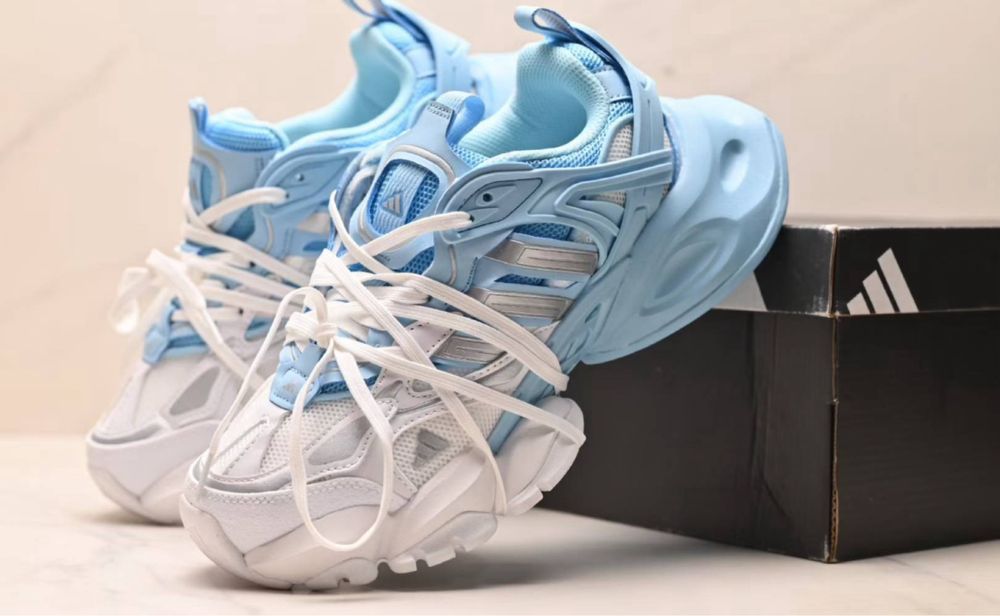 Дамски маратонки adidas ADISTAR XLG Runner Deluxe White/Blue