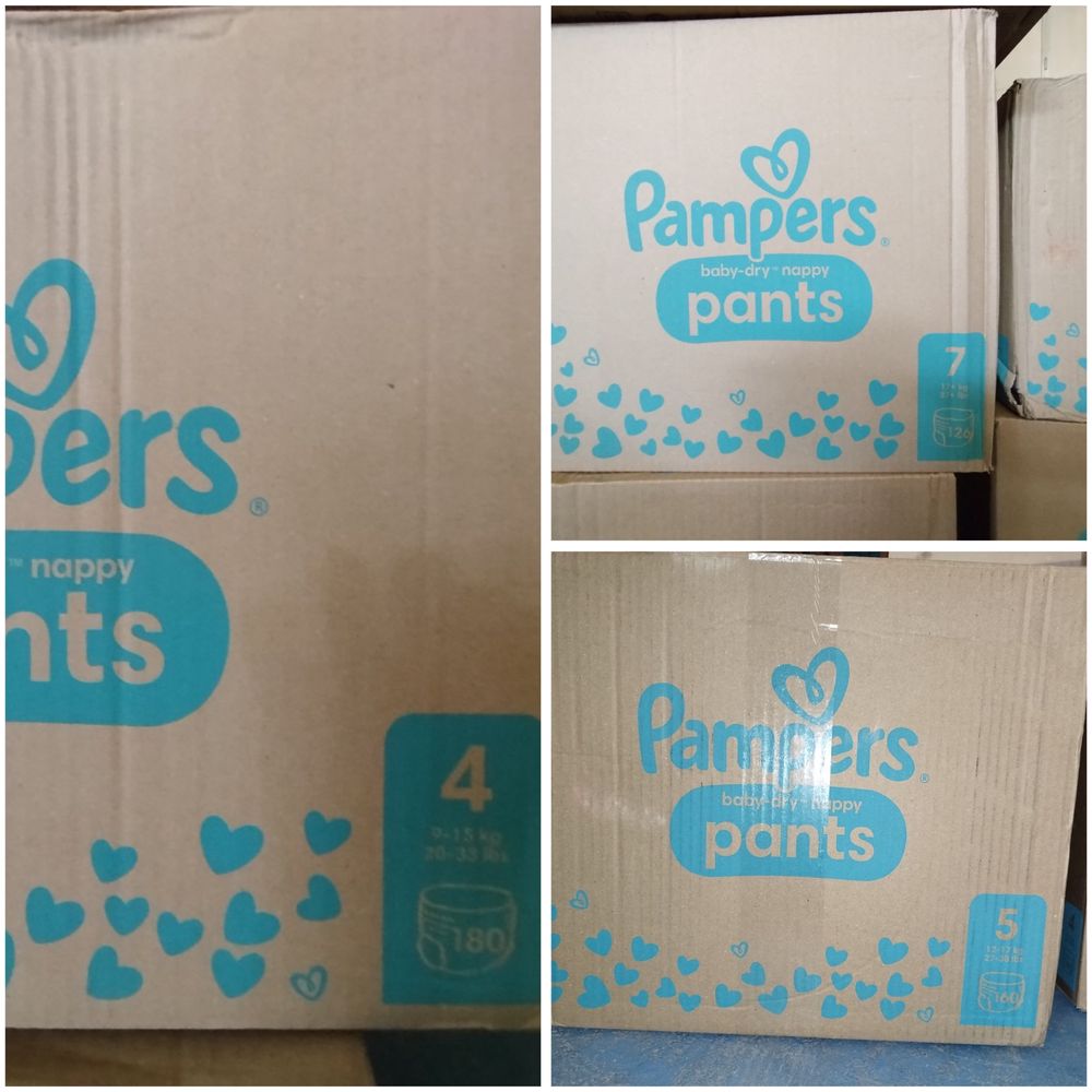 Гащички Pampers Pants Baby Dry внос от Англия - размер 4,5,7
