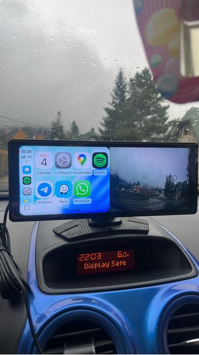 Vand Navigatie universala, cu 128gb card,camera frontala 4k+marșarier