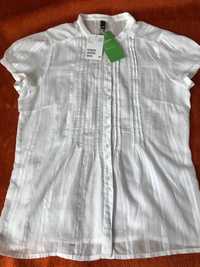 бяла блуза H&M, размер 38