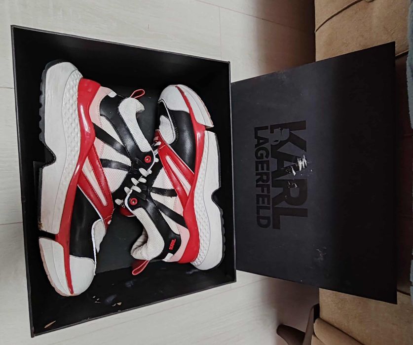 Karl Lagerfeld adidași piele
