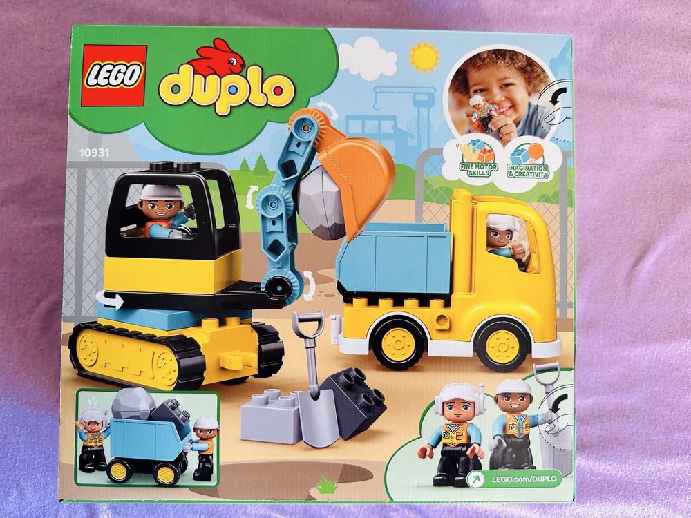 LEGO DUPLO Камион и екскватор с вериги 10931