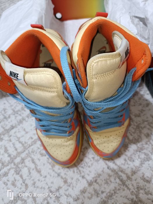 Nike Dunk High 1985 Acid Wash Orange