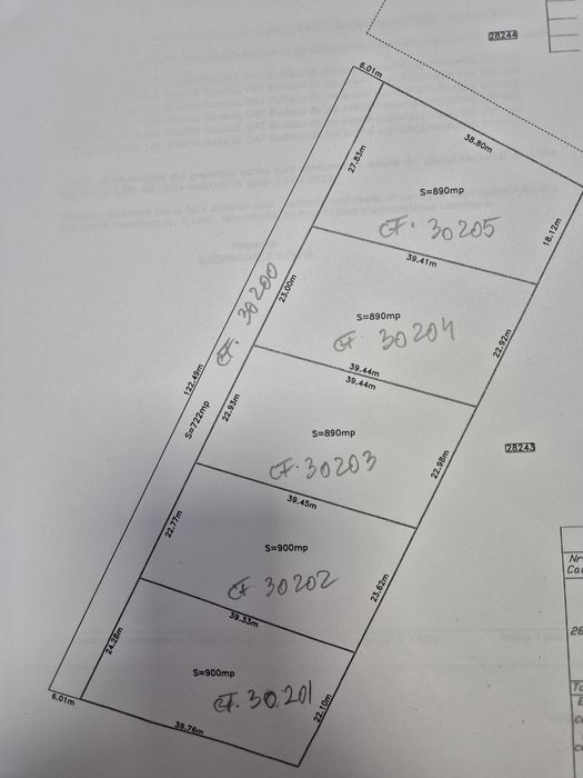 Vand teren extravilan parcelabil