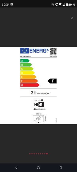 Monitor Gaming LED IPS LG UltraGear 24GN650-B, 23.8", Full HD, 144Hz,